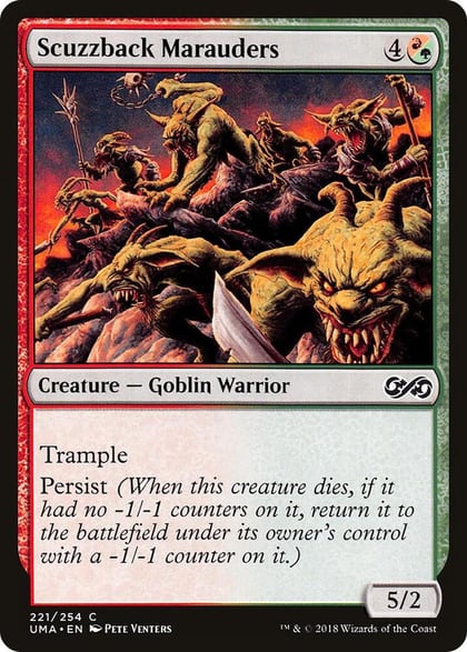 Scuzzback Marauders, Ultimate Masters 221