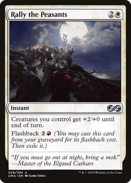 Rally the Peasants, Ultimate Masters 28