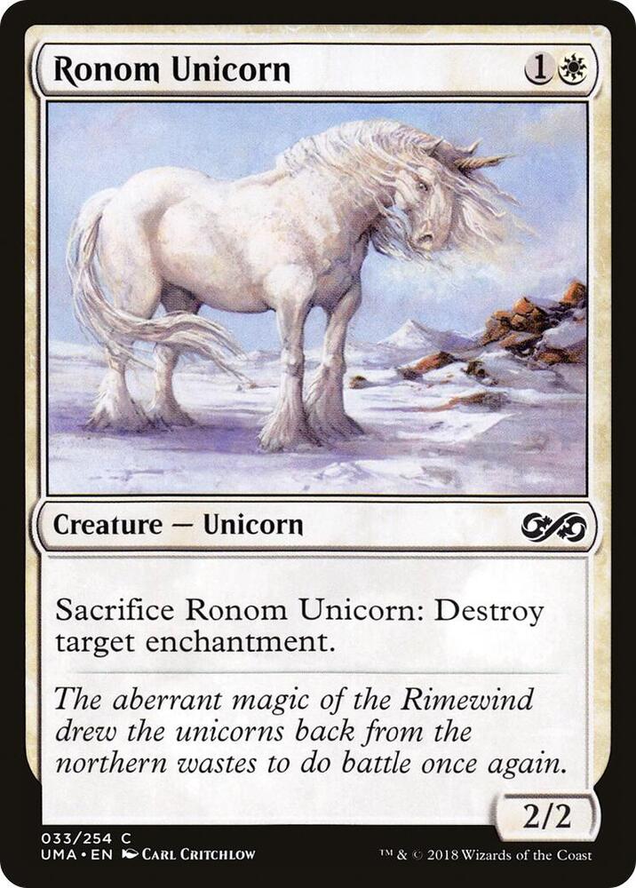 Ronom Unicorn, Ultimate Masters 33