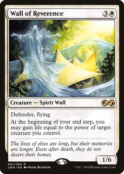 Wall of Reverence, Ultimate Masters 41