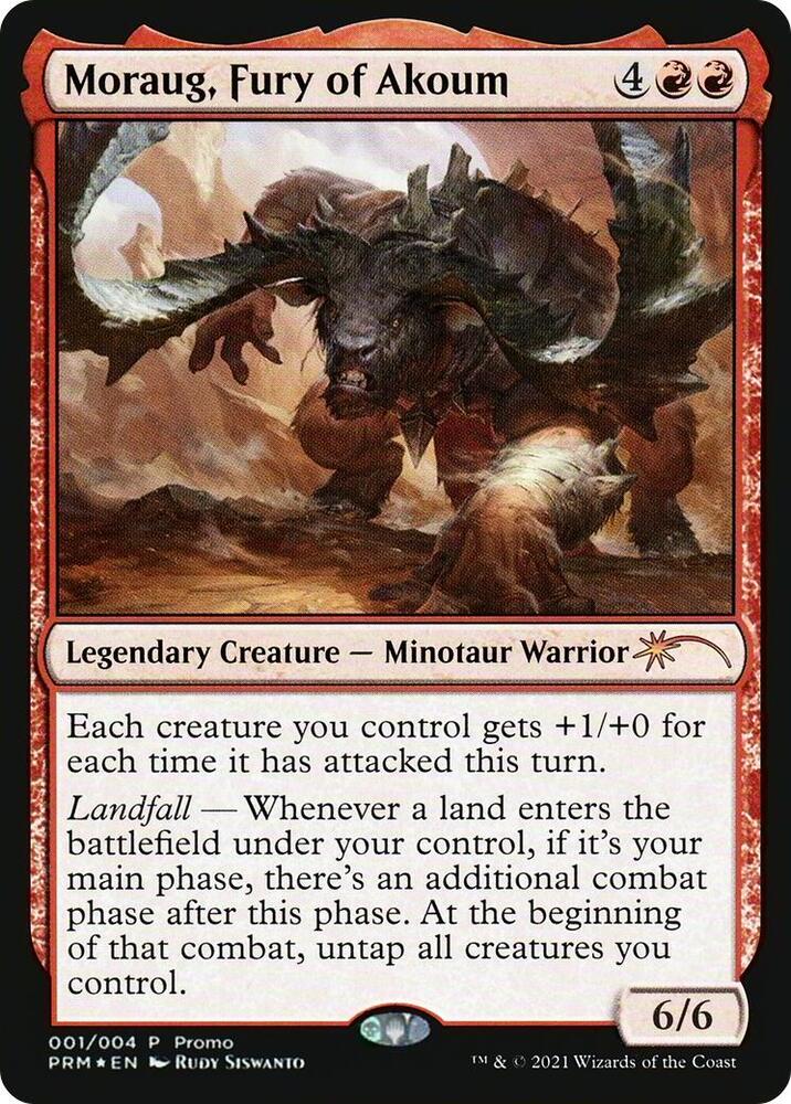Moraug, Fury of Akoum, Unique and Miscellaneous Promos 1