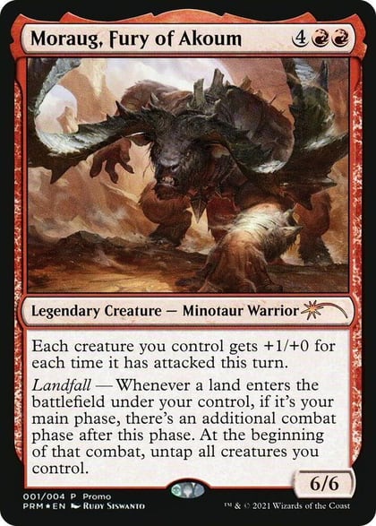 Moraug, Fury of Akoum, Unique and Miscellaneous Promos 1