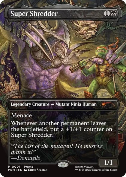 Super Shredder (Borderless), Unique and Miscellaneous Promos 1