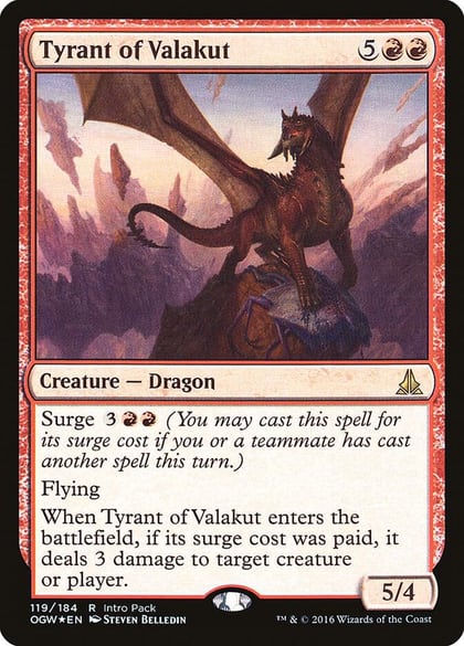 Tyrant of Valakut, Unique and Miscellaneous Promos 119