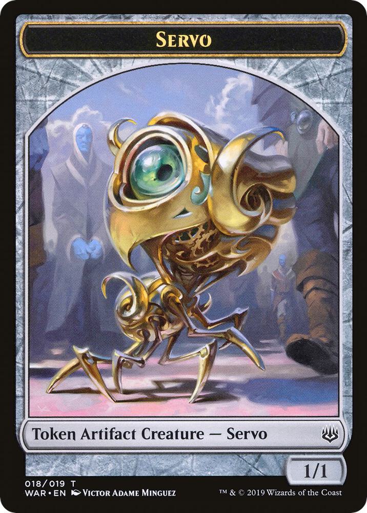 Servo // Wizard Double-Sided Token (Challenger 2020), Unique and Miscellaneous Promos 18 // 5