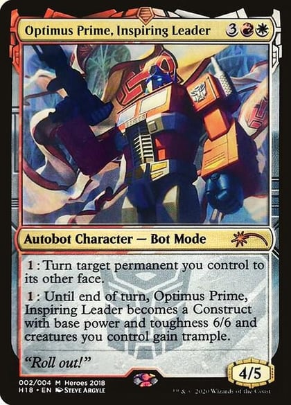 Optimus Prime, Inspiring Leader, Unique and Miscellaneous Promos 2