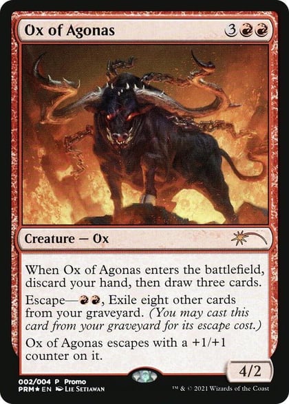 Ox of Agonas, Unique and Miscellaneous Promos 2