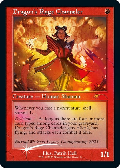 Dragon's Rage Channeler (Retro Frame) (Eternal Weekend 2023 Promo), Unique and Miscellaneous Promos 2