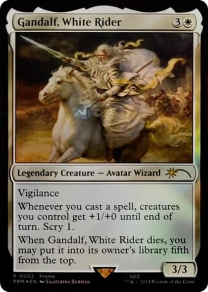 Gandalf, White Rider, Unique and Miscellaneous Promos 2