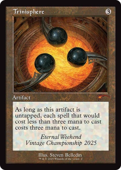 Trinisphere (Retro Frame) (Eternal Weekend 2025 Promo), Unique and Miscellaneous Promos 2