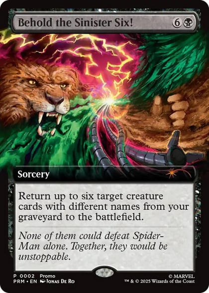 Behold the Sinister Six!, Unique and Miscellaneous Promos 2