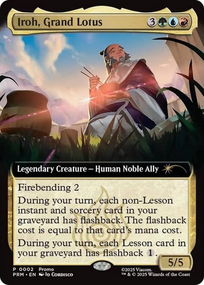 Iroh, Grand Lotus (Extended Art), Unique and Miscellaneous Promos 2