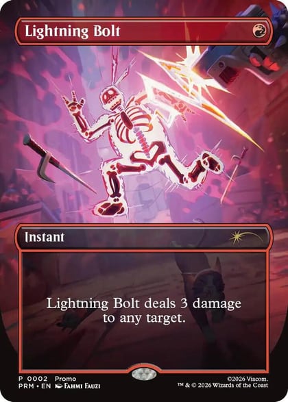 Lightning Bolt (Borderless), Unique and Miscellaneous Promos 2