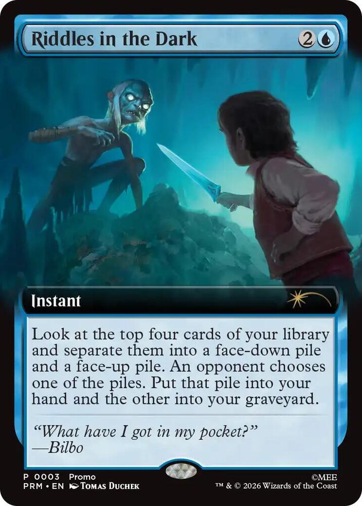 Riddles in the Dark (Extended Art), Unique and Miscellaneous Promos 3