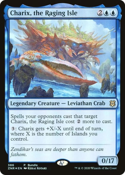 Charix, the Raging Isle (ZNR Bundle), Unique and Miscellaneous Promos 386
