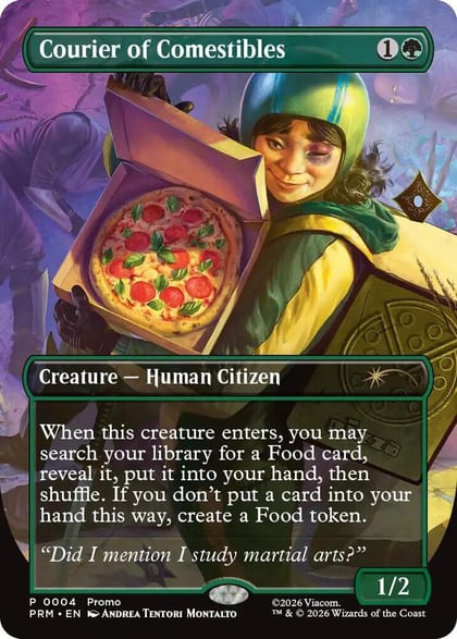 Courier of Comestibles (Borderless), Unique and Miscellaneous Promos 4