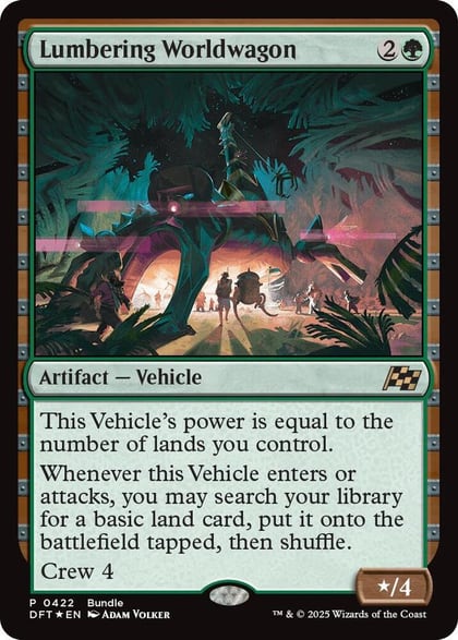 Lumbering Worldwagon (DFT Bundle), Unique and Miscellaneous Promos 422