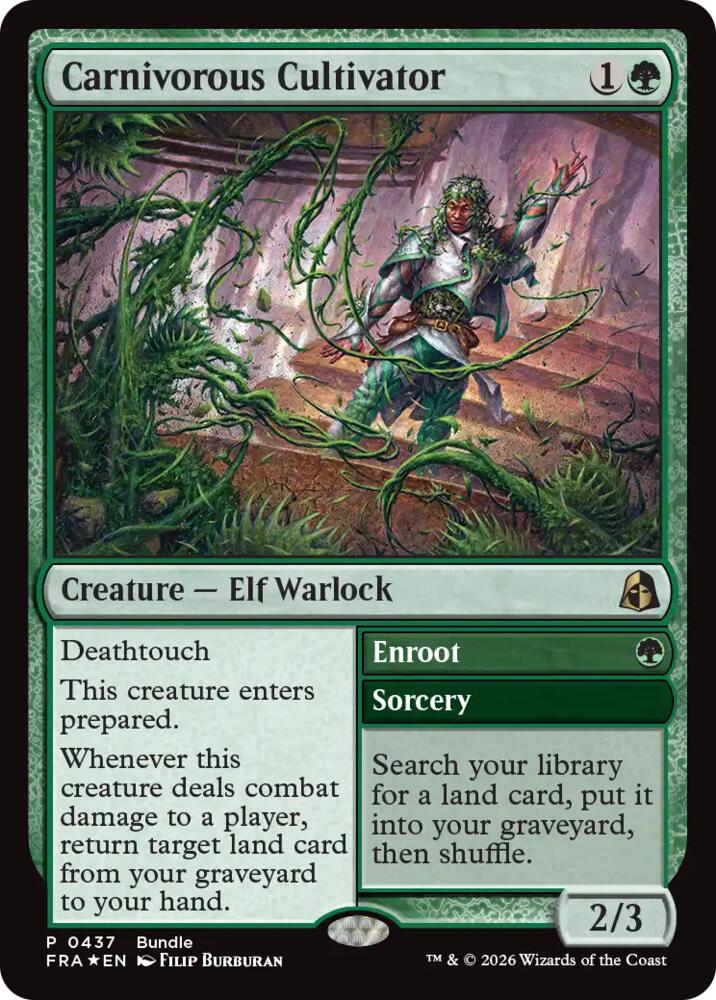 Carnivorous Cultivator, Unique and Miscellaneous Promos 437