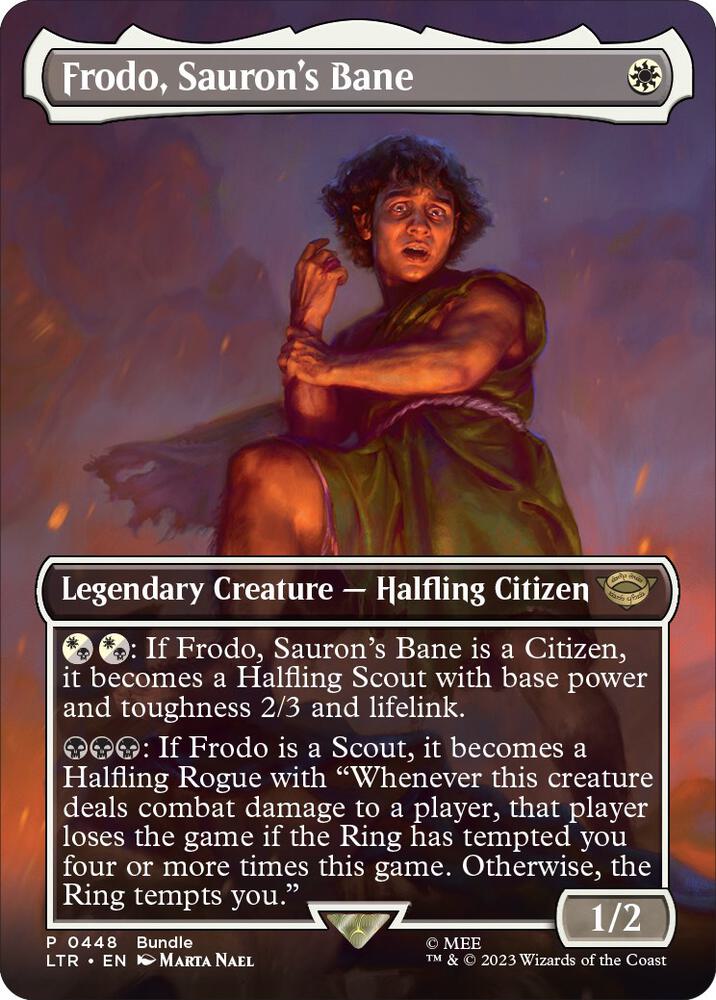 Frodo, Sauron's Bane (Borderless) (LTR Bundle), Unique and Miscellaneous Promos 448
