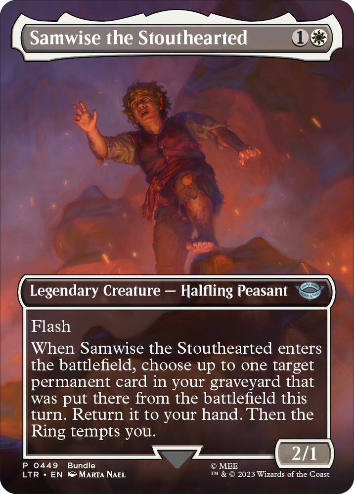 Samwise the Stouthearted (Borderless) (LTR Bundle), Unique and Miscellaneous Promos 449