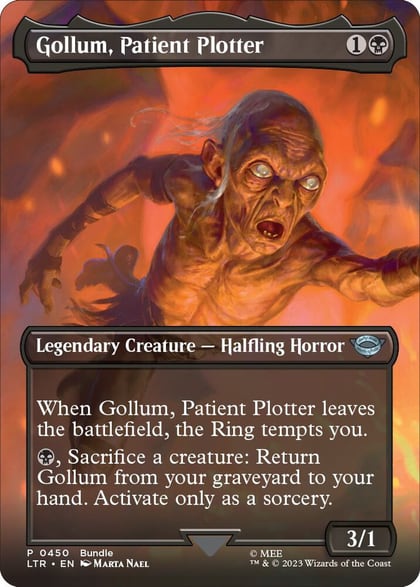 Gollum, Patient Plotter (Borderless) (LTR Bundle), Unique and Miscellaneous Promos 450