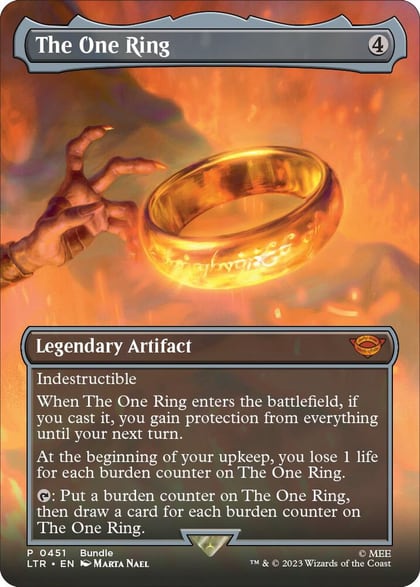 The One Ring (Borderless) (LTR Bundle), Unique and Miscellaneous Promos 451