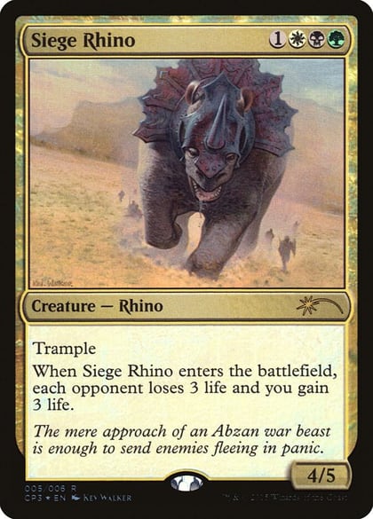 Siege Rhino, Unique and Miscellaneous Promos 5