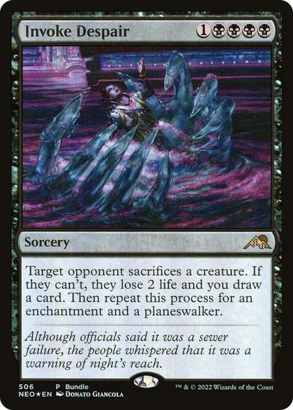 Invoke Despair (NEO Bundle), Unique and Miscellaneous Promos 506