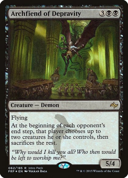 Archfiend of Depravity, Unique and Miscellaneous Promos 62