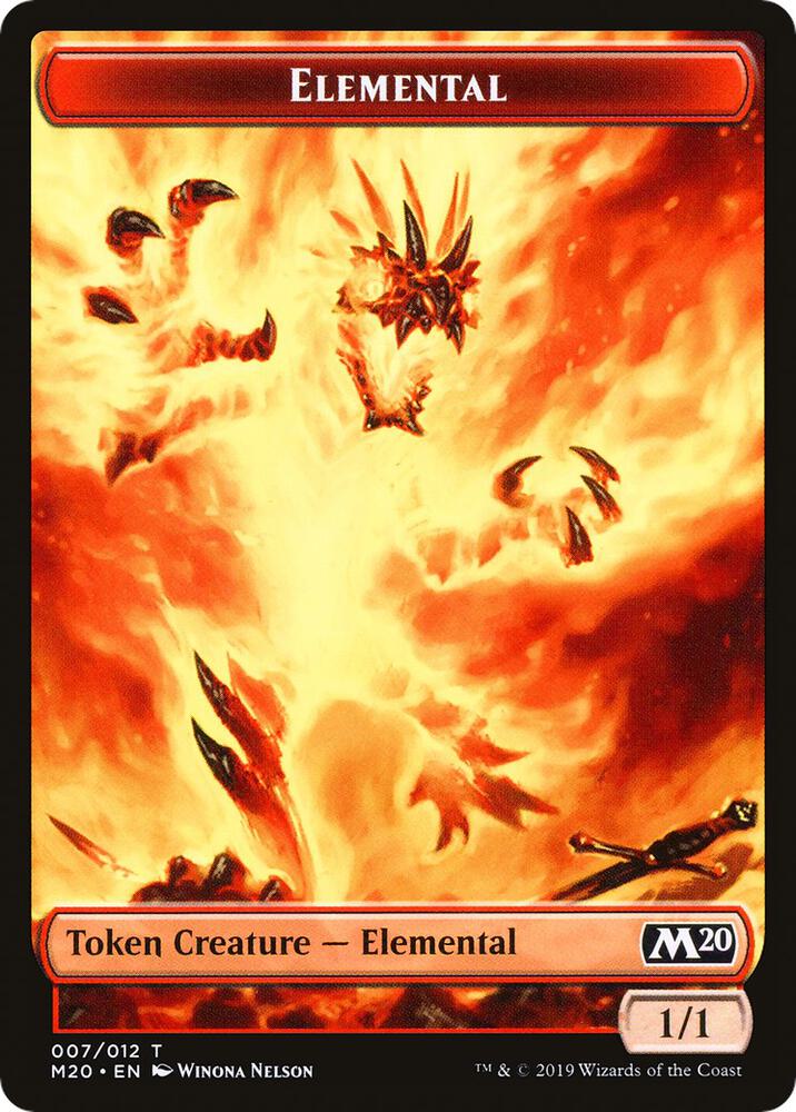 Elemental // Satyr Double-Sided Token (Challenger 2020), Unique and Miscellaneous Promos 7 // 9