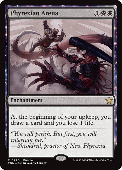 Phyrexian Arena (FDN Bundle), Unique and Miscellaneous Promos 728