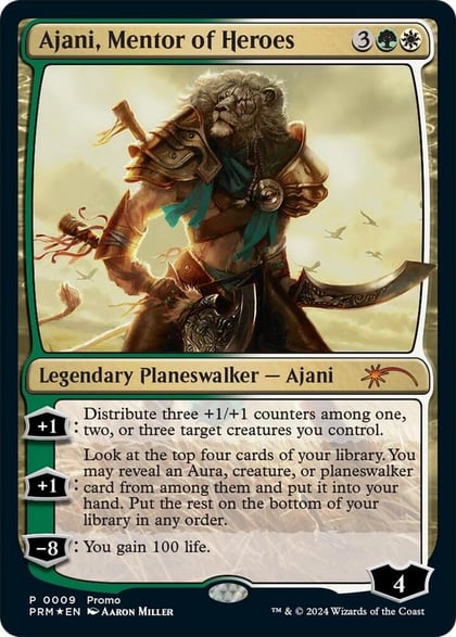 Ajani, Mentor of Heroes (Deluxe Commander Kit), Unique and Miscellaneous Promos 9