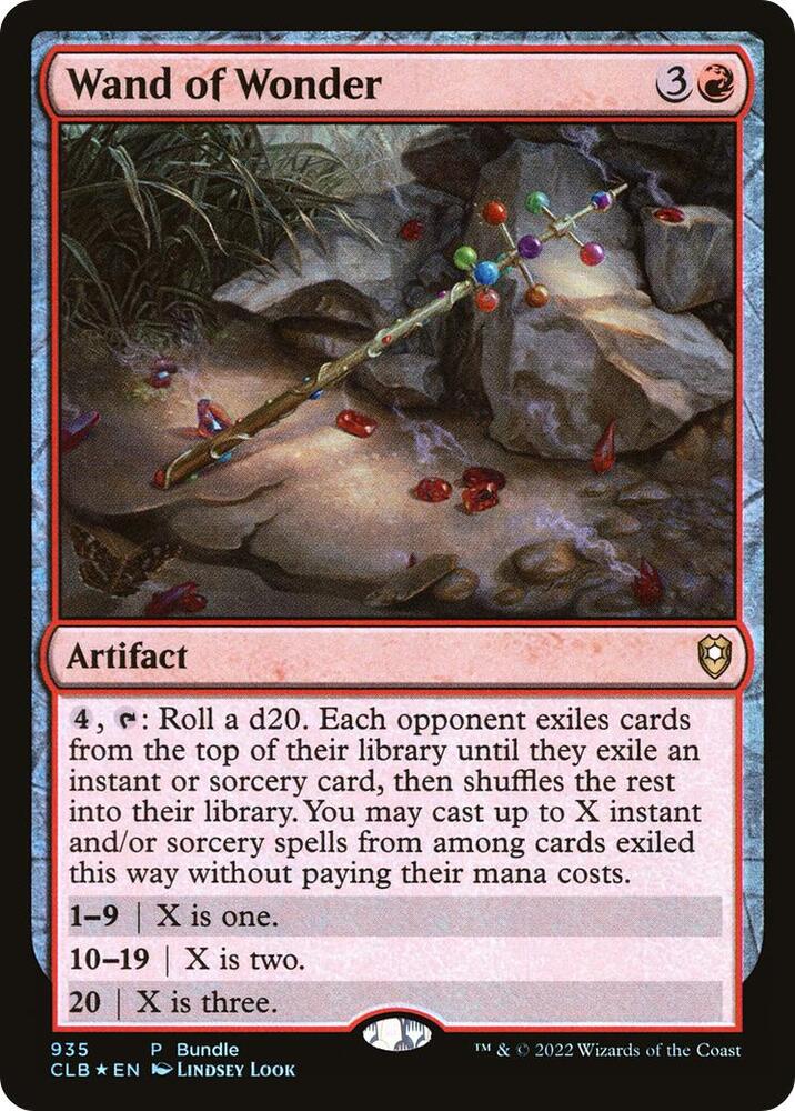 Wand of Wonder (CLB Bundle), Unique and Miscellaneous Promos 935