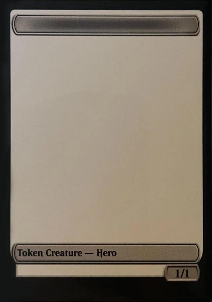 Blank Hero Token, Unique and Miscellaneous Promos #648169