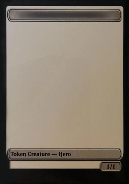 Blank Hero Token, Unique and Miscellaneous Promos #648169