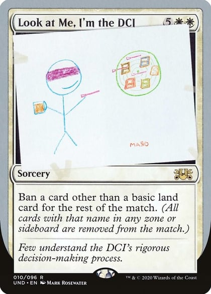 Look at Me, I'm the DCI, Unsanctioned 10