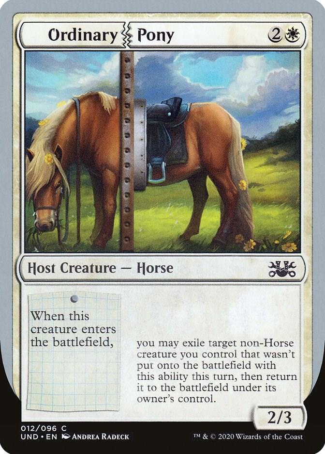 Ordinary Pony, Unsanctioned 12