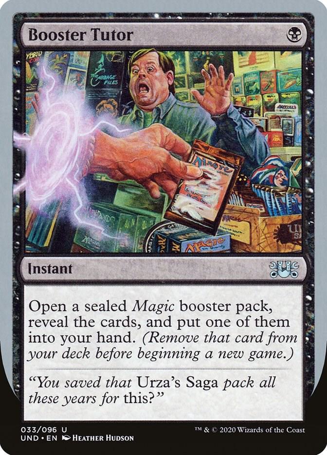 Booster Tutor, Unsanctioned 33