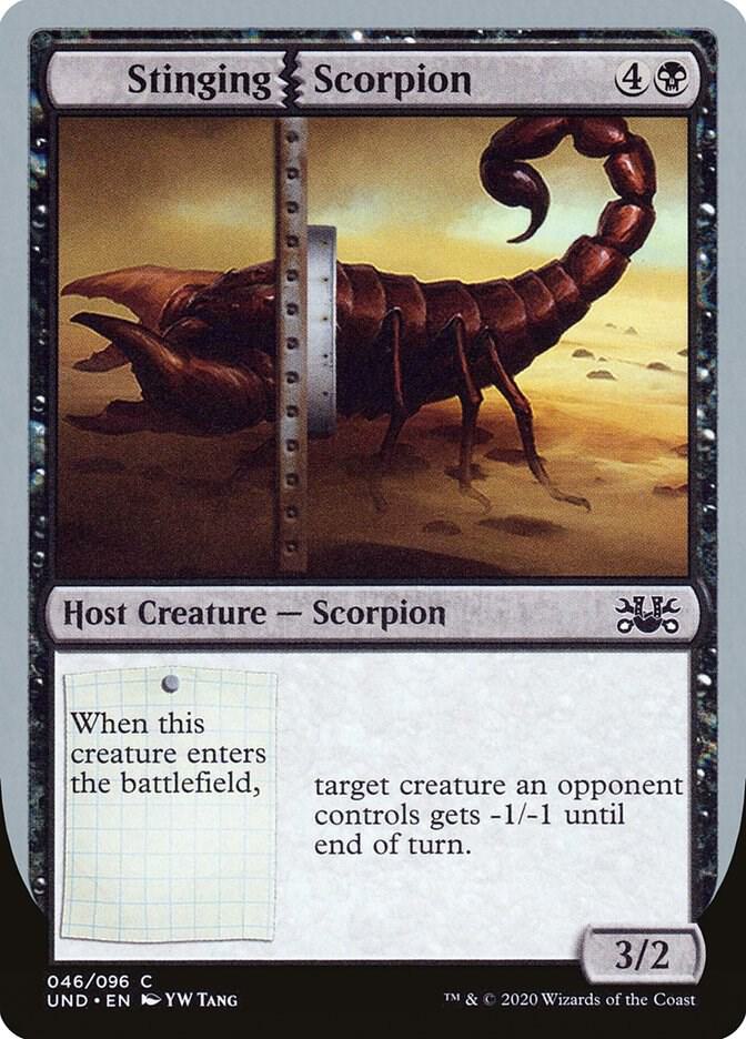 Stinging Scorpion, Unsanctioned 46