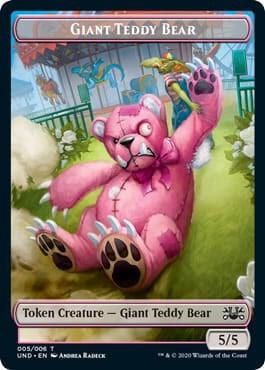 Giant Teddy Bear // Acorn Stash Double-sided Token, Unsanctioned 5 // 6