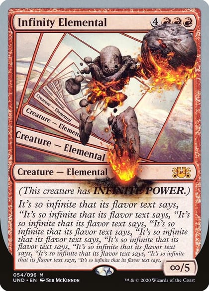 Infinity Elemental, Unsanctioned 54