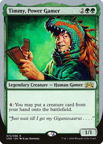 Timmy, Power Gamer, Unsanctioned 73