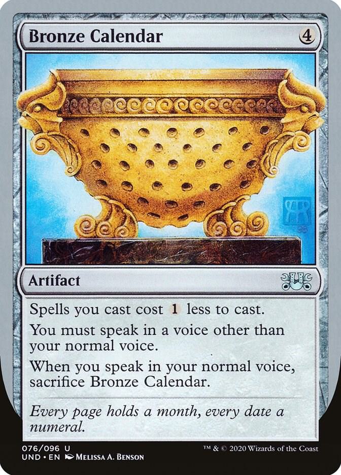 Bronze Calendar, Unsanctioned 76