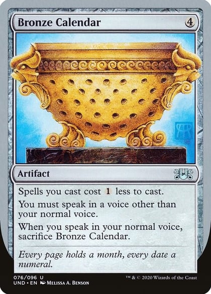 Bronze Calendar, Unsanctioned 76