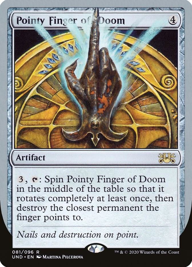 Pointy Finger of Doom, Unsanctioned 81