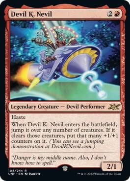 Devil K. Nevil, Unfinity 104