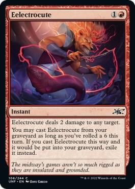 Eelectrocute, Unfinity 106