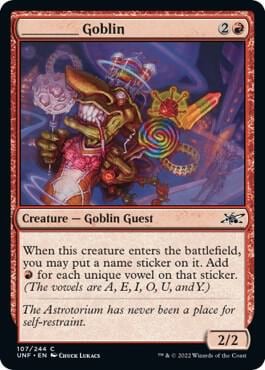 _____ Goblin, Unfinity 107