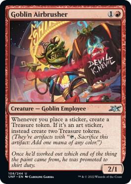 Goblin Airbrusher, Unfinity 108