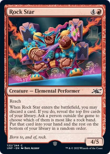 Rock Star, Unfinity 122